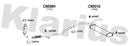 Klarius CN550H - Centre Pipe  - Fits Citroen C1 1.4HDi