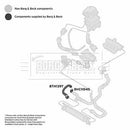 Borg & Beck Turbo Hose Part No -BTH1397