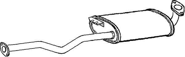 Klarius GM374C - Box With Centre Pipe  - Fits Opel Frontera 2.2DTi