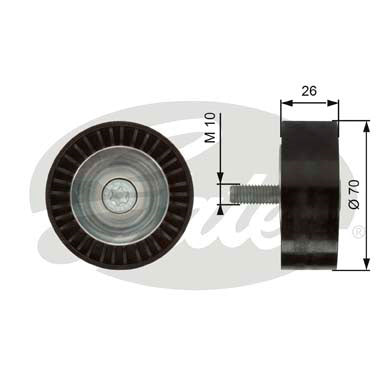 Gates DriveAlign Idler Pulley - T36260