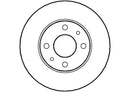 Disctech Brake Disc - Fits Abarth, Kia - ABD2004 - Rear Axle