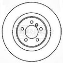 Borg & Beck Brake Disc Single Part No -BBD5830S