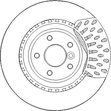 Disctech Brake Disc - Fits Audi, Jaguar - ABD3257 - Rear Axle