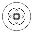 Borg & Beck Brake Disc Single Part No -BBD5895S