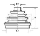 Borg & Beck Cv Joint Boot Kit Part No -BCB2006