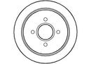 Disctech Brake Disc - Fits Audi, Ford - ABD3492 - Rear Axle
