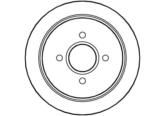 Disctech Brake Disc - Fits Audi, Ford - ABD3492 - Rear Axle