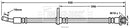 Borg & Beck Brake Hose Part No -BBH7869