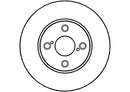 Disctech Brake Disc - Fits Toyota - ABD2224 - Front Axle