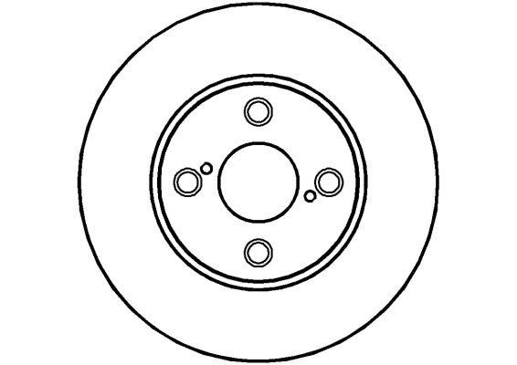Disctech Brake Disc - Fits Toyota - ABD2224 - Front Axle
