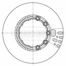 Borg & Beck Brake Disc  - BBD32676