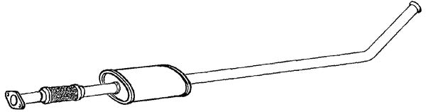 Klarius KA80Q - Box With Centre Pipe  - Fits Kia Picanto 1.2