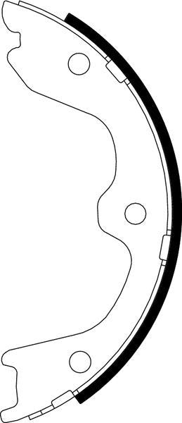 Mintex Brake Shoes fits -Infiniti Nissan MFR631 (also fits other vehicles)