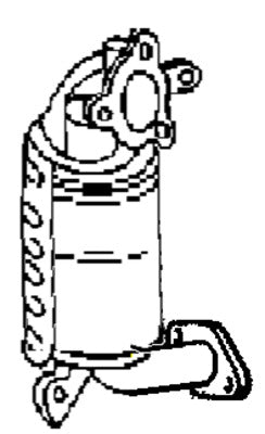 Klarius 390462 - Diesel Particulate Filter  - Fits Hyundai Accent IV 1.6 CRDi