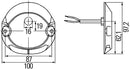 HELLA 1GA 996 261-701 Xenon-Worklight - Oval 100 Integral - 24V