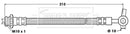 Borg & Beck Brake Hose Part No -BBH7509