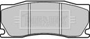 Borg & Beck Front Brake Pad Set -BBP2296