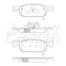 Key Parts Brake Pads - KBP2591