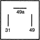 HELLA 4DB 003 750-707 Flasher Unit - 12V - 3-pin connector