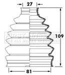 First Line Cv Joint Boot Kit Part No -FCB6009