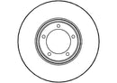 Disctech Brake Disc - Fits Ford, Ldv - ABD3196 - Front Axle