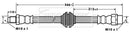 Borg & Beck Brake Hose Part No -BBH7395