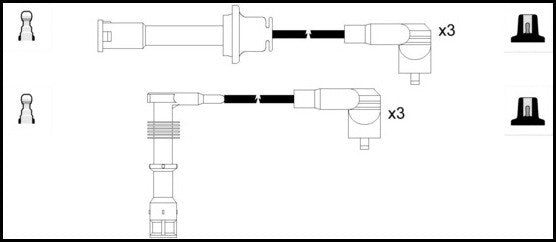 ElectroSpark Ignition Lead Set - OEK959