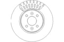 Disctech Brake Disc - Fits Dacia, Mercedes-benz - ABD3328 - Front Axle