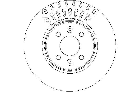Disctech Brake Disc - Fits Dacia, Mercedes-benz - ABD3328 - Front Axle