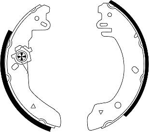 Mintex Brake Shoes fits -Ford MFR274 (also fits other vehicles)