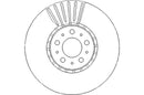 Disctech Brake Disc - Fits Dacia, Volvo - ABD3327 - Front Axle
