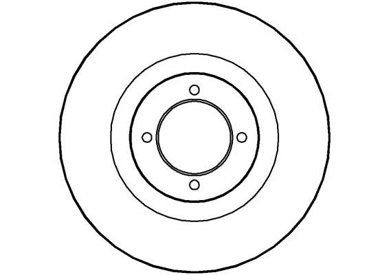 Disctech Brake Disc - Fits Mg, Seat - ABD2665 - Front Axle