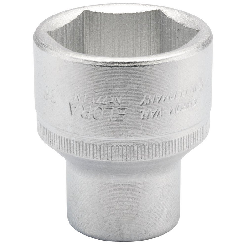 Elora Hexagon Socket, 1/2" Sq Dr, 36mm (Sold Loose)