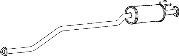 Klarius HA328Q - Box With Centre Pipe  - Fits Honda Civic 2.0i