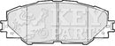 Key Parts Brake Pad Set -KBP2079