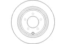 Disctech Brake Disc - Fits Chrysler, Toyota - ABD3035 - Rear Axle
