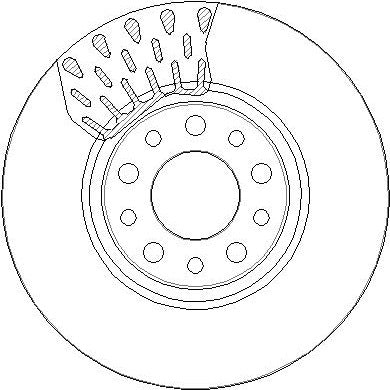 Disctech Brake Disc - Fits Alfa romeo - ABD2627 - Front Axle
