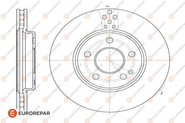 Eurorepar Brake Disc - 1618871780