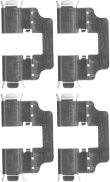 Textar Brake Pad Fitting Kit - 82506600