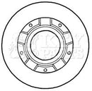 Key Parts Brake Disc Single Part No -KBD5932S