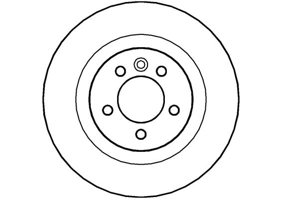 Disctech Brake Disc - Fits Land rover, Mercedes-benz - ABD2110 - Front Axle