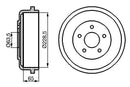 Bosch Drum (Pair) - 0986477129