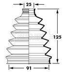 Borg & Beck Cv Joint Boot Kit Part No -BCB2377