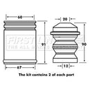 First Line Strut Protection Kit Part No -FPK7025
