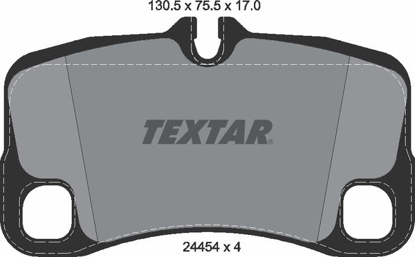 Textar Brake Pad Set - 2445403