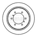 Borg & Beck Brake Disc Pair Part No -BBD5118