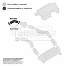 Borg & Beck Turbo Hose Part No -BTH1586