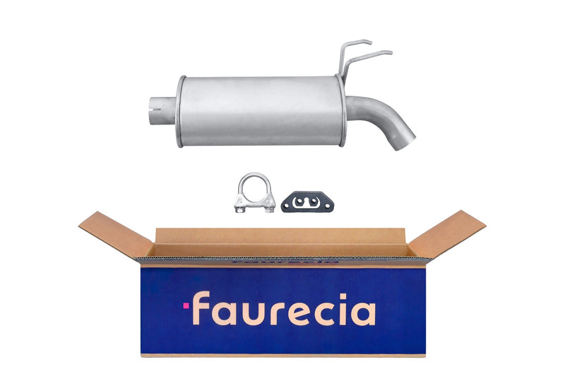 FAURECIA 8LD 366 035-651 Rear Muffler - Easy2Fit® Kit - fits TOYOTA COROLLA FX Compact