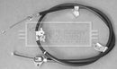 Borg & Beck Brake Cable- RH Rear -BKB3743
