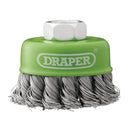 Draper 65mm Twist CUP Brush SS M14 - 08053